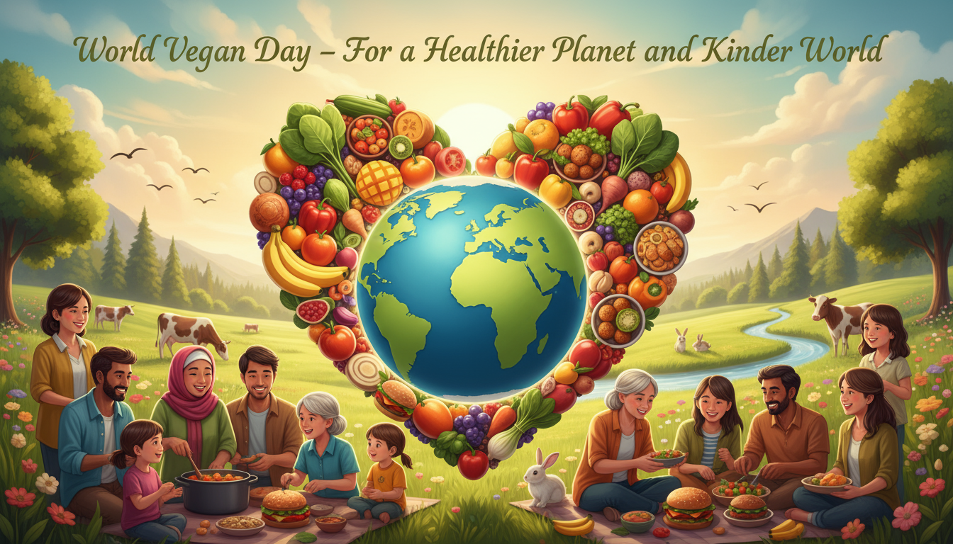 World Vegan Day विश्व वीगन दिवस  (1 NOV.)