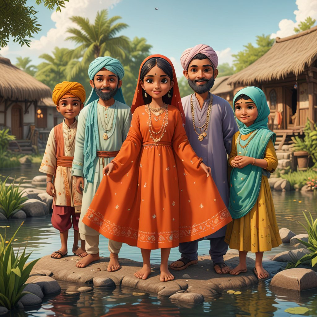 3D cartoon character art