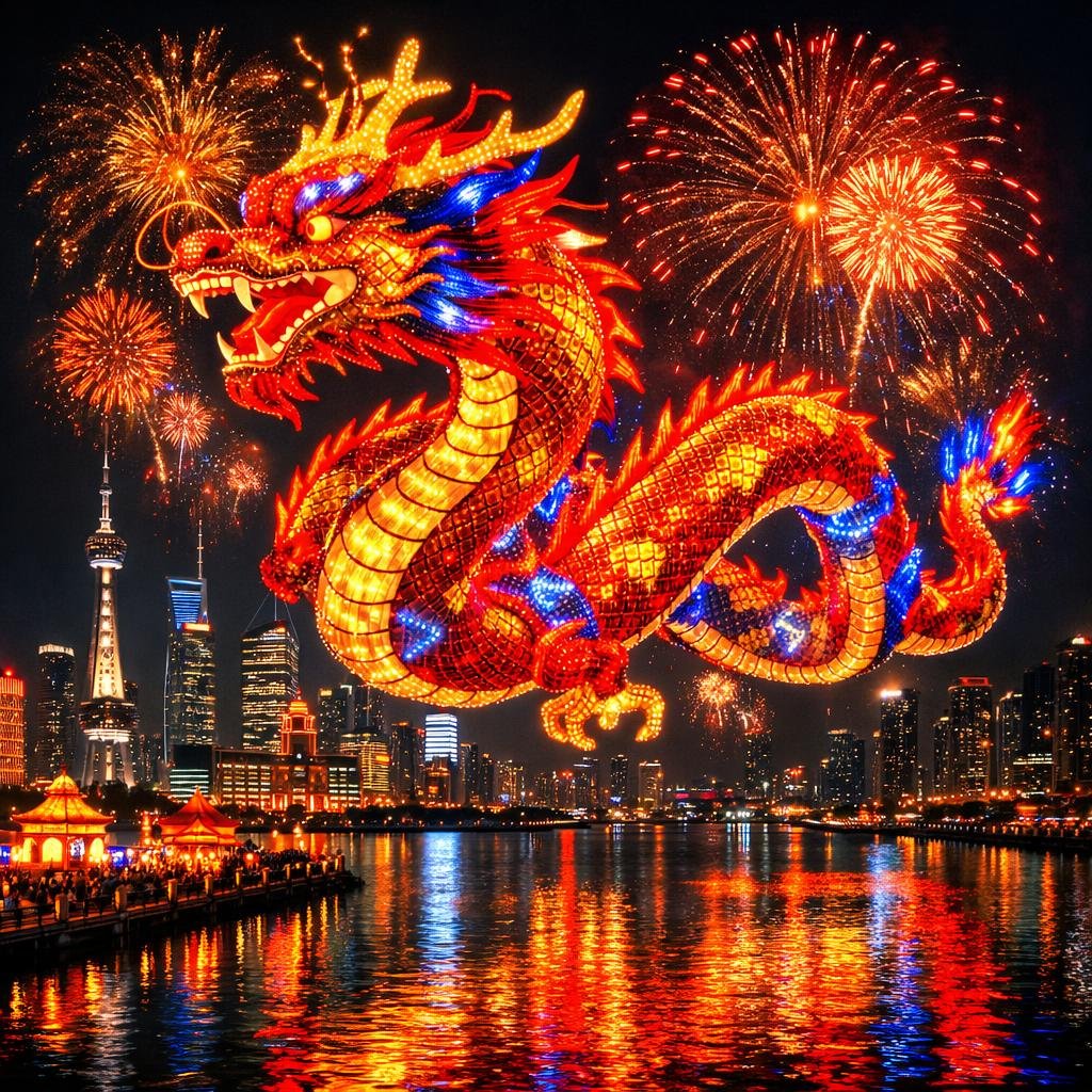 Chinese Dragon LED lights